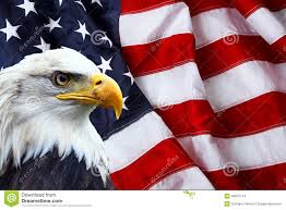 eagle and flag