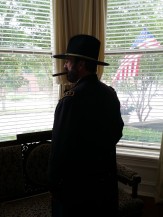 Curt Fields as Ulysses S. Grant. Photo by P. Rickrode, July 4, 2016 @ Baer-Williams House
