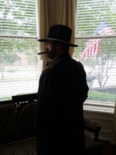 Curt Fields as Ulysses S. Grant. Photo by P. Rickrode, July 4, 2016 @ Baer-Williams House