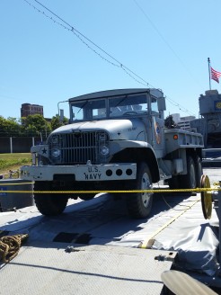 Original heavy duty hauling/transport truck, LST 325. (Original photo by P. Rickrode.)